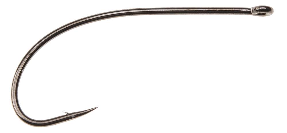 Ahrex Ns156 Traditional Shrimp #4 Fly Tying Hooks Black Nickel Curved To Imitate Natural Shrimps